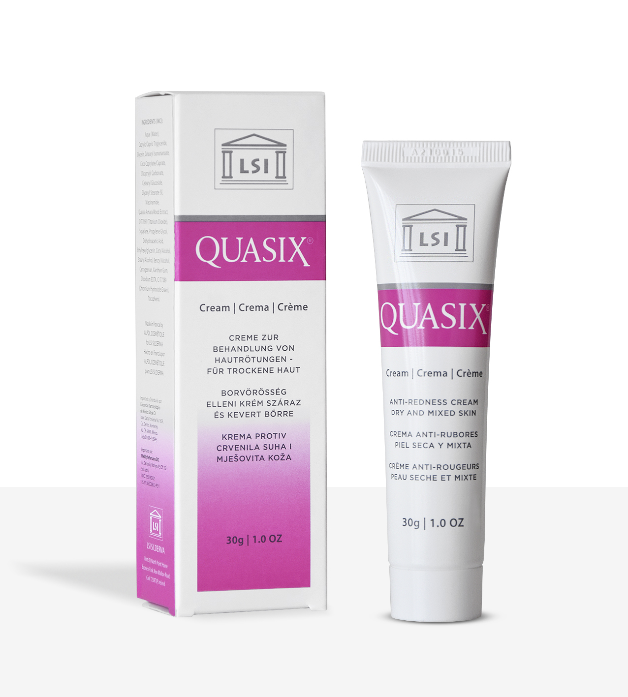 瑰麗乳霜 30g/瑰麗凝膠 30g (Quasix Cream 30g/Gel 30g)